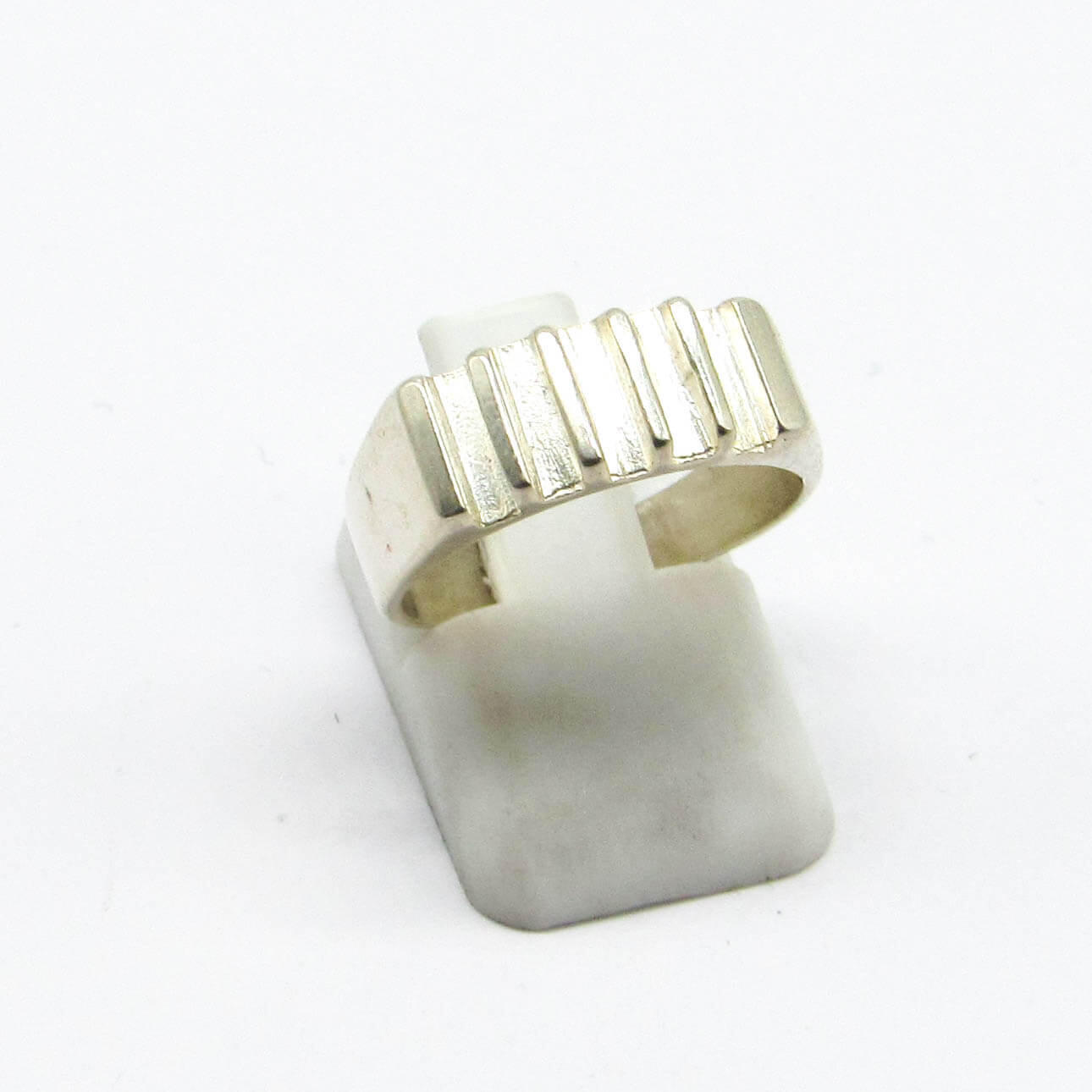 ANILLO TEXTURA /PLATA 