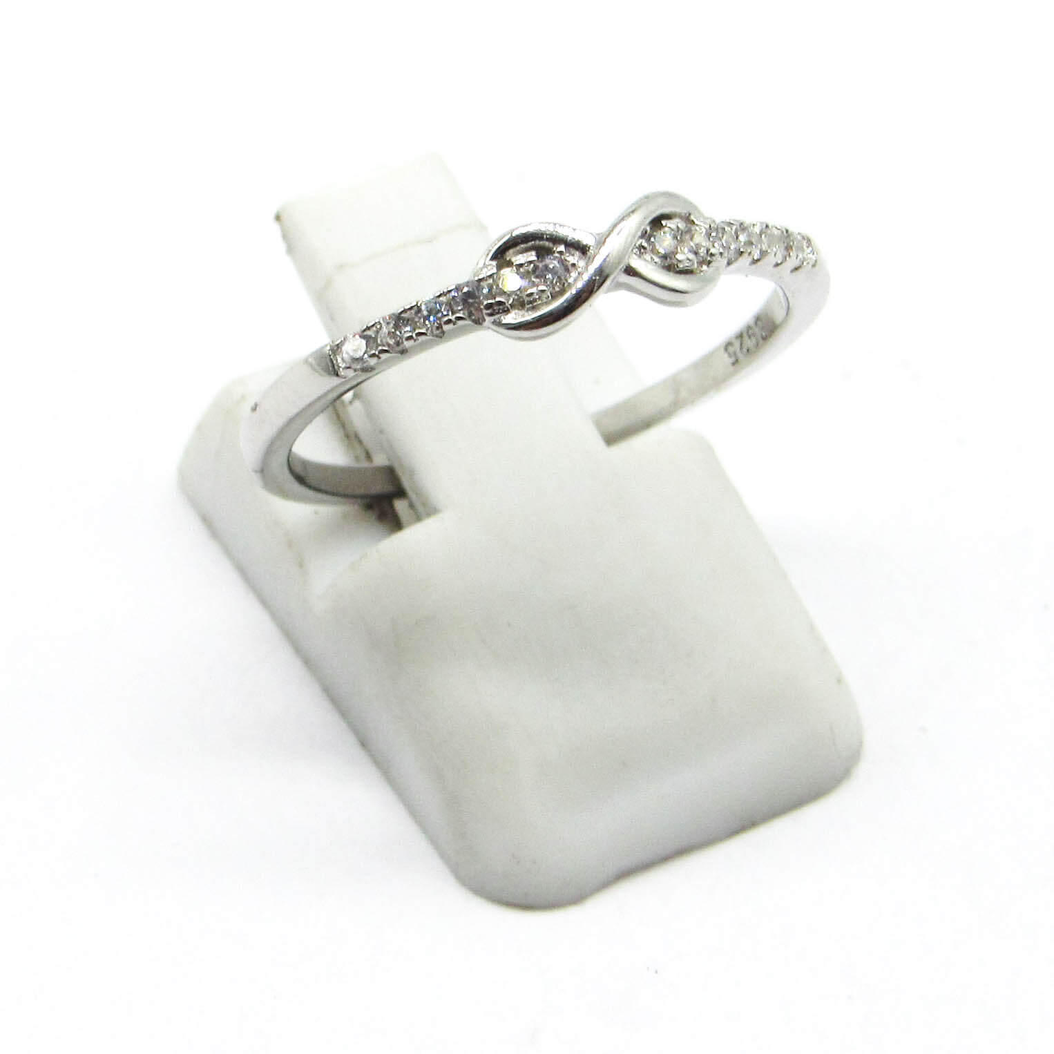 ANILLO INFINITO CUBICS /PLATA